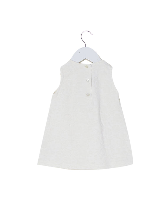 White Chicco Sleeveless Dress 9M (68cm) at Retykle