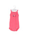 A Pink Sleeveless Bodysuits from Petit Bateau in size 3-6M for girl. (Front View)