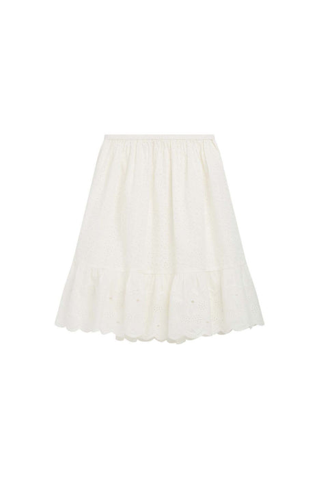 White Bonpoint Long Skirt 8Y at Retykle