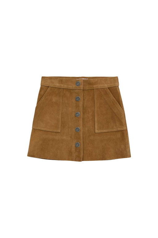 Brown Bonpoint Mid Skirt 4T - 8Y at Retykle