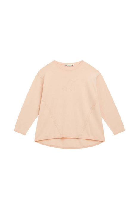 Pink Bonpoint Knit Sweater 4T - 12Y at Retykle