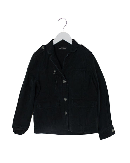 A Black Lightweight Jackets from Zadig & Voltaire in size 10Y for boy. (Front View)