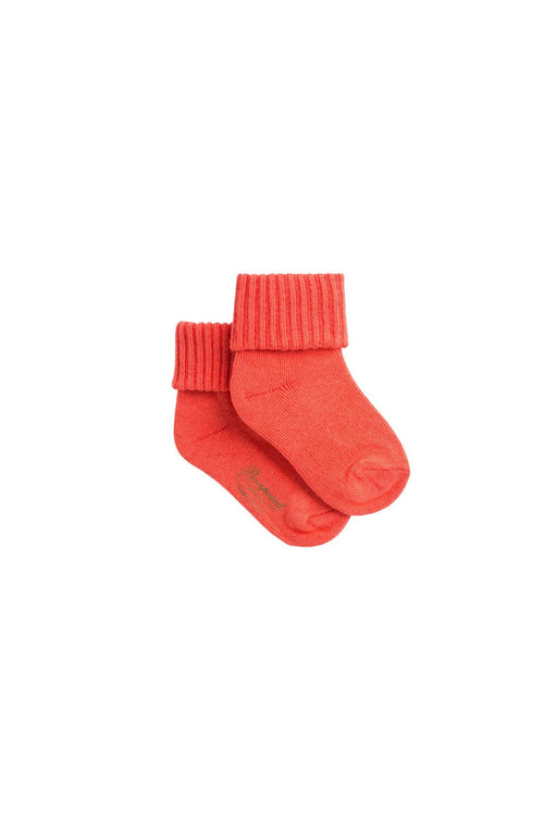 Red Bonpoint Socks 3M - 3T at Retykle