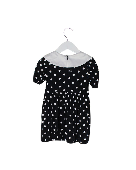 Black The Tiny Universe Short Sleeve Dress 6-12M (80cm) at Retykle