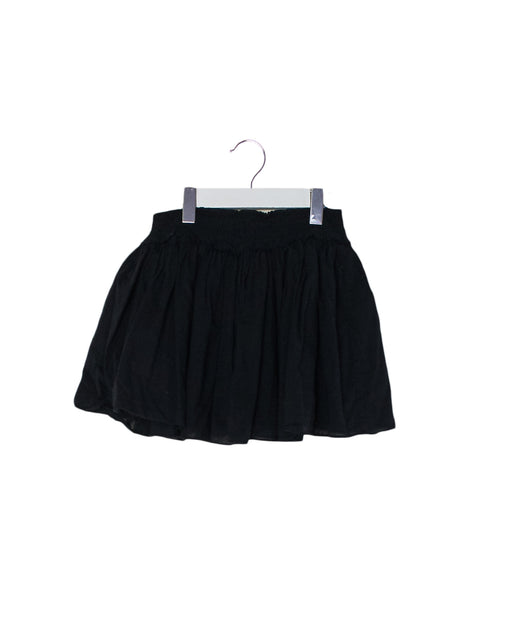 Black Velveteen Short Skirt 3T at Retykle