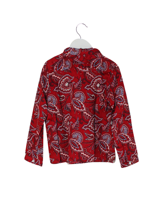 Red Bonpoint Long Sleeve Top 6T - 8Y at Retykle