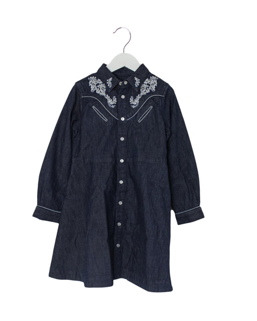 Blue Bonpoint Long Sleeve Dress 4T - 6T at Retykle