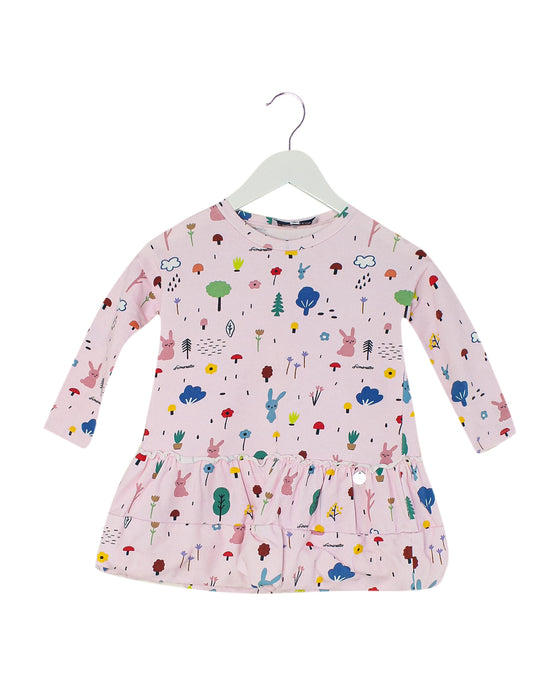 Pink Simonetta Long Sleeve Dress 2T at Retykle