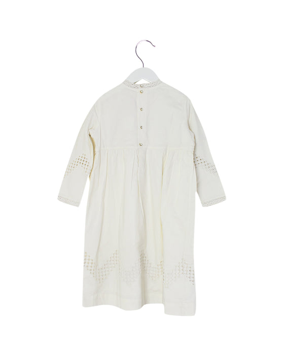 Ivory Bonpoint Long Sleeve Dress 4T - 10Y at Retykle