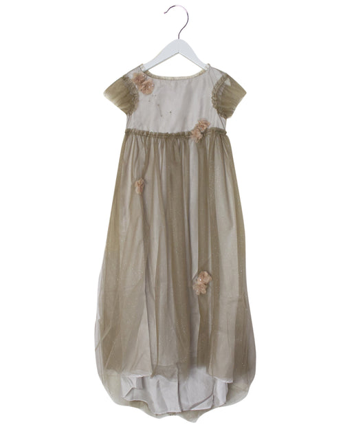 Brown Bonpoint Short Sleeve Dress 7Y - 9Y at Retykle