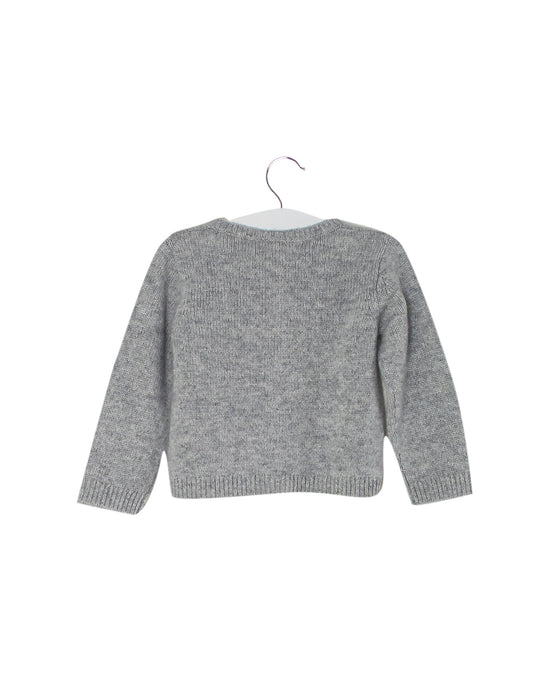 Grey Bonpoint Cardigan 18M - 2T at Retykle