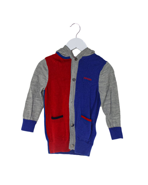 A Red Lightweight Jackets from Ferrari in size 2T for girl. (Front View)