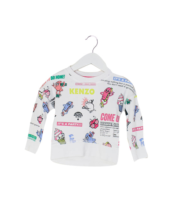 White Kenzo Sweatshirt 2T at Retykle