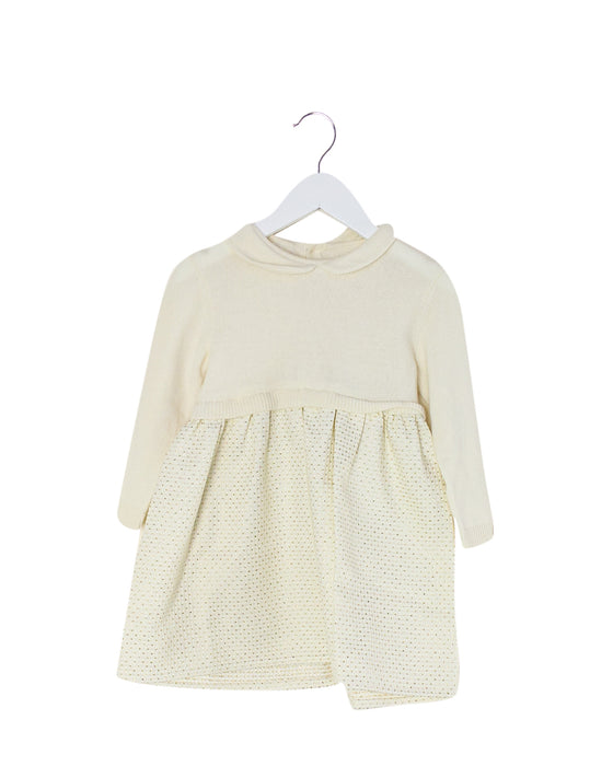 Ivory Gusella Sweater Dress 12-18M at Retykle