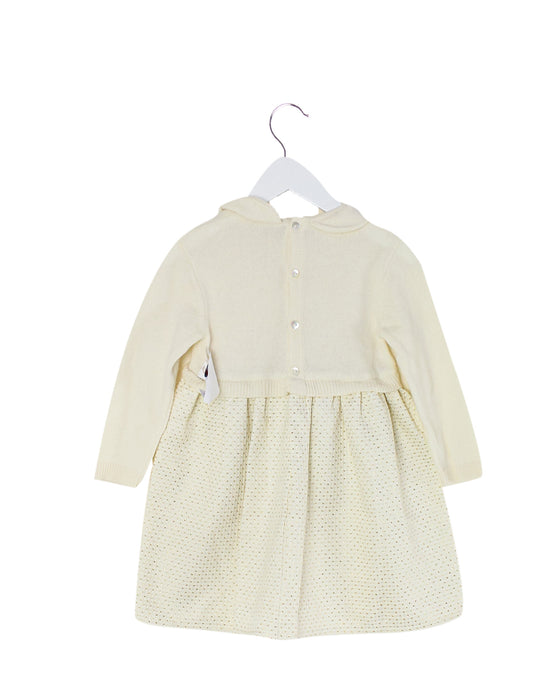 Ivory Gusella Sweater Dress 12-18M at Retykle