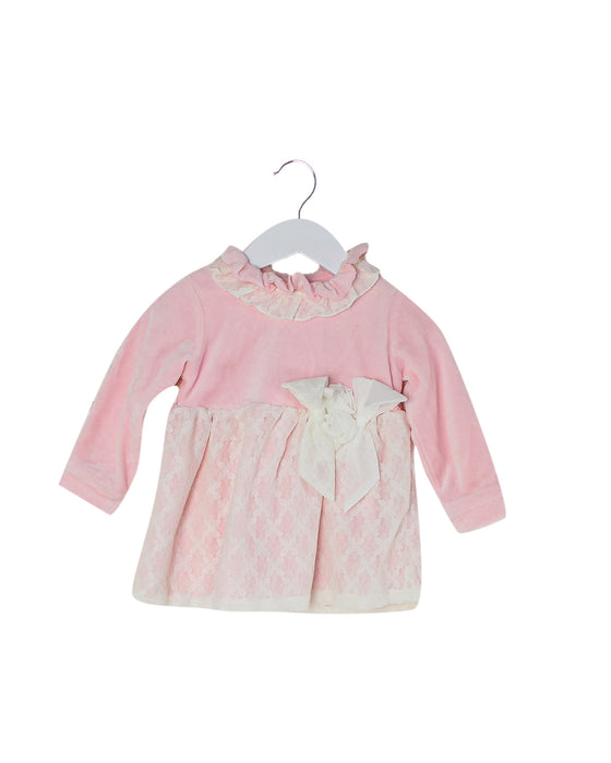 Pink Chickeeduck Long Sleeve Dress 12-18M (80/48) at Retykle