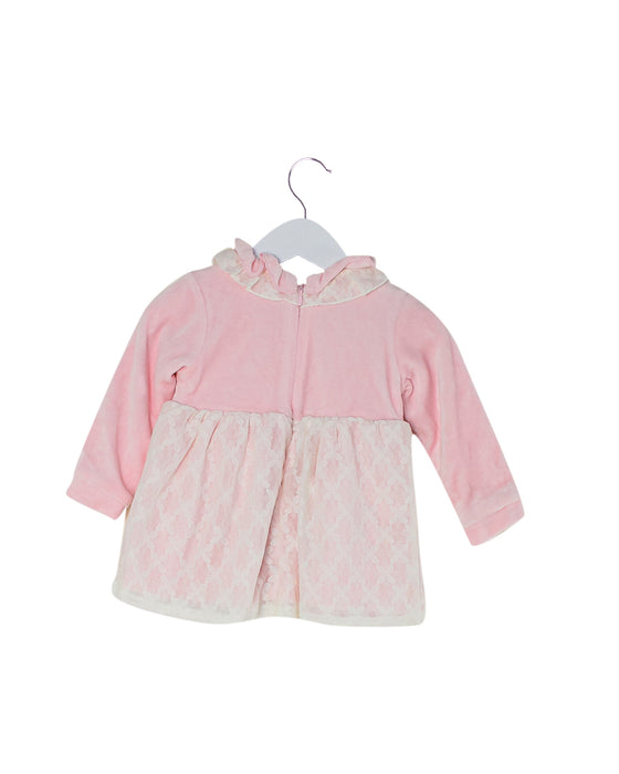 Pink Chickeeduck Long Sleeve Dress 12-18M (80/48) at Retykle