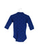 A Blue Long Sleeve Bodysuits from Petit Bateau in size 3-6M for boy. (Back View)