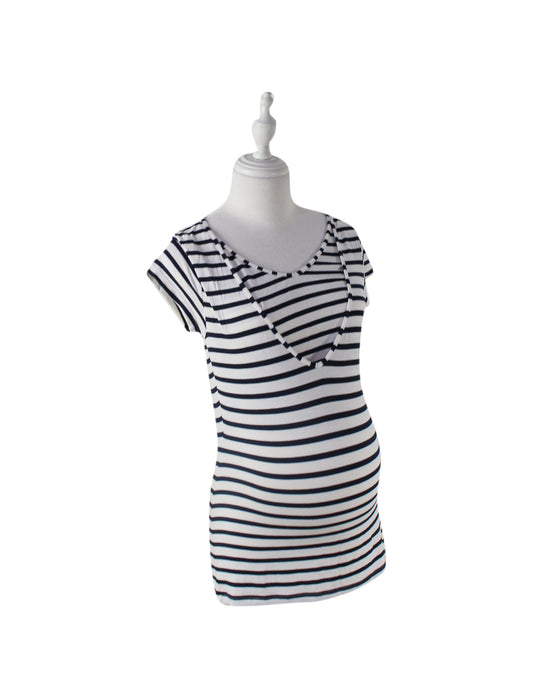 Navy Pomkin Short Sleeve Top S at Retykle