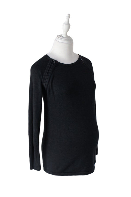 Black Seraphine Maternity Long Sleeve Top XS (US0-2) at Retykle