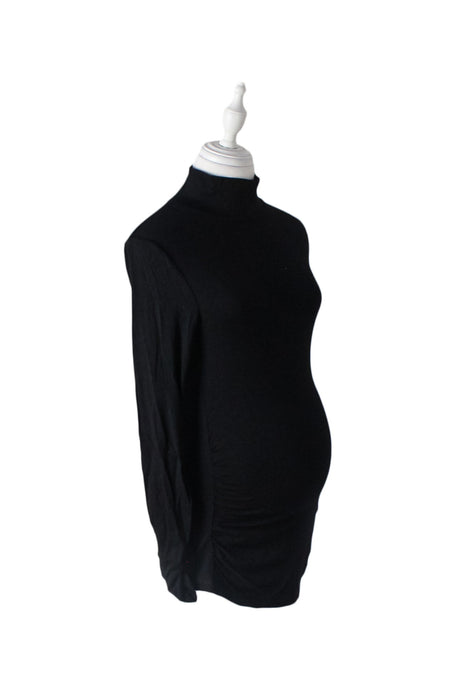 Black Isabella Oliver Maternity Long Sleeve Top XS (0) at Retykle