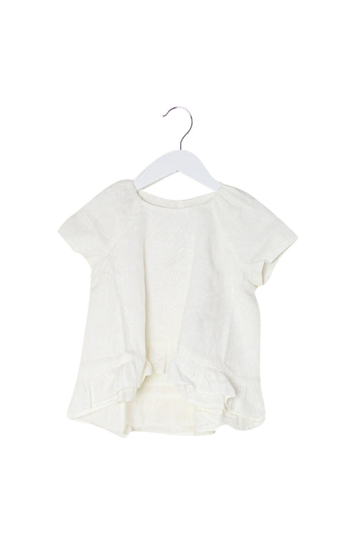 White Bonpoint Short Sleeve Top 4T at Retykle