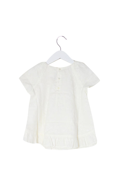 White Bonpoint Short Sleeve Top 4T at Retykle