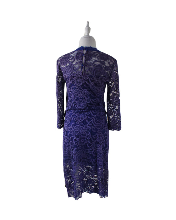 Purple Mamalicious Maternity Long Sleeve Dress M at Retykle