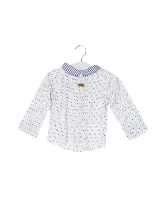 White Natalys Long Sleeve Top 12M (74cm) at Retykle