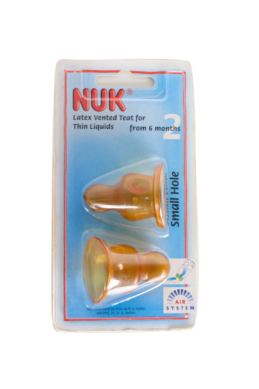 Brown Nuk Latex Vented Teat O/S (2 Packs) at Retykle