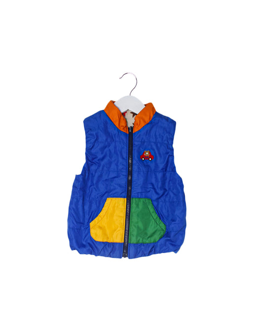 Beige Miki House Reversible Outerwear Vest 2T - 3T (100cm) at Retykle