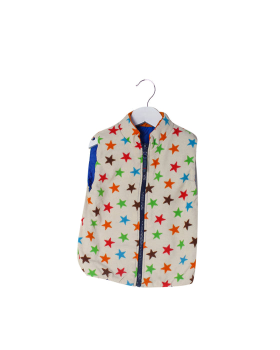 Beige Miki House Reversible Outerwear Vest 2T - 3T (100cm) at Retykle