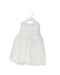 White Miniclasix Sleeveless Dress 12M at Retykle