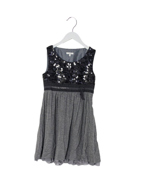 A Grey Sleeveless Dresses from Alberta Ferretti in size 8Y for girl. (Front View)
