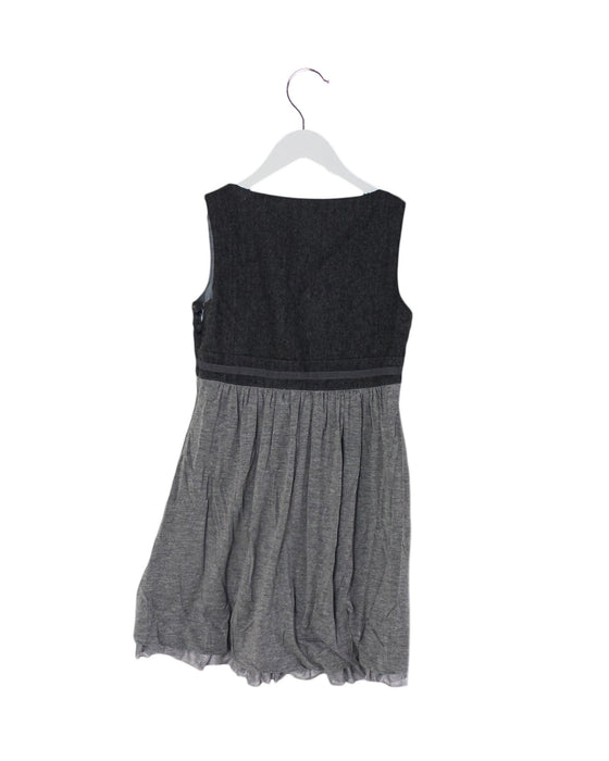 A Grey Sleeveless Dresses from Alberta Ferretti in size 8Y for girl. (Back View)