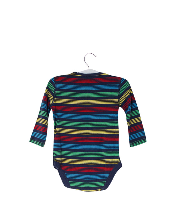 A Navy Long Sleeve Bodysuits from Frugi in size 3-6M for boy. (Back View)