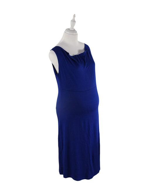 Blue Fragile Maternity Sleeveless Dress L at Retykle