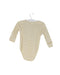A Brown Long Sleeve Bodysuits from Purebaby in size 3-6M for boy. (Back View)