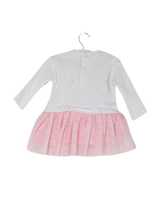 White Mayoral Long Sleeve Dress 3-6M (58cm) at Retykle