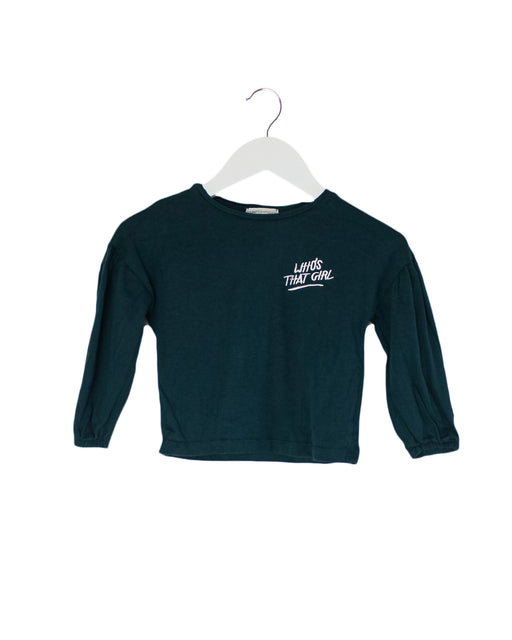 Green Hundred Pieces Long Sleeve Top 2T at Retykle