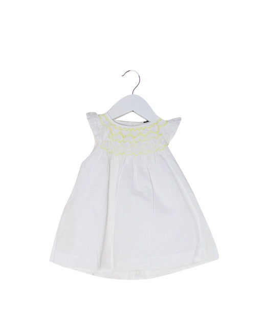 White Cyrillus Short Sleeve Dress & Bloomer 9M at Retykle