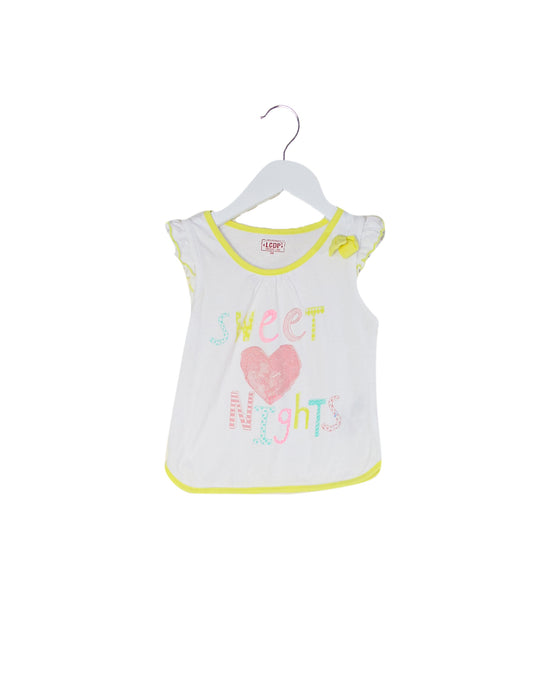 White La Compagnie des Petits Short Sleeve Top 2T at Retykle