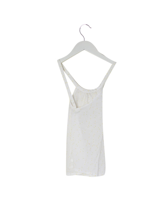 White Cyrillus Sleeveless Top 6T at Retykle