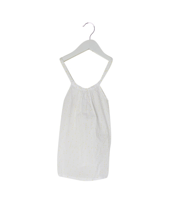 White Cyrillus Sleeveless Top 6T at Retykle