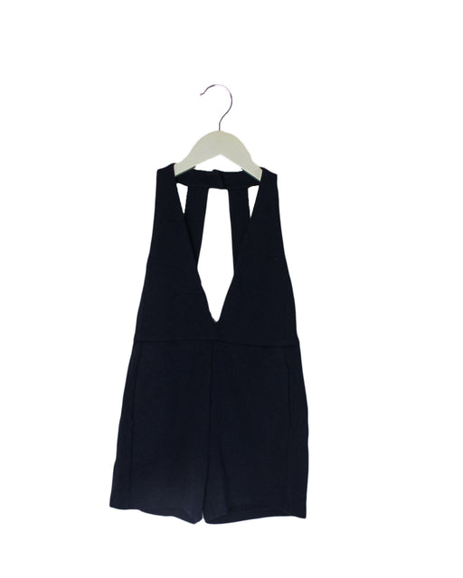 Navy Chloe Overall Shorts 6T at Retykle