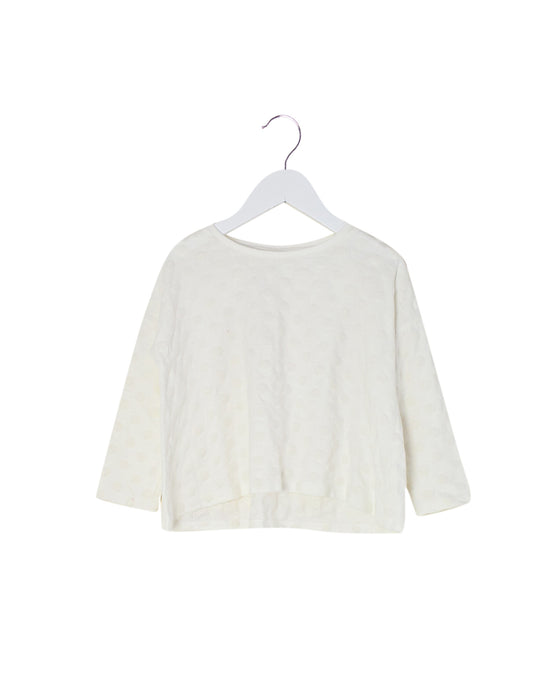 White Seed Long Sleeve Top 4T at Retykle