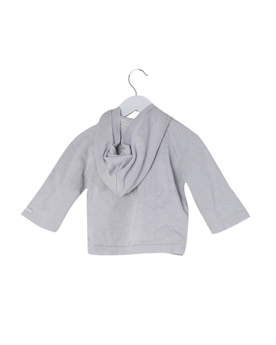 A Grey Lightweight Jackets from Jacadi in size 6-12M for girl. (Back View)