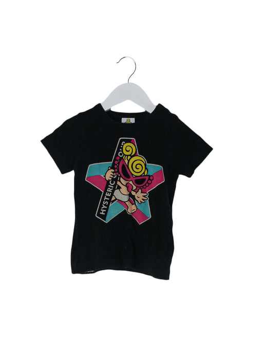 A Black Short Sleeve T Shirts from Hysteric Mini in size 18-24M for girl. (Front View)