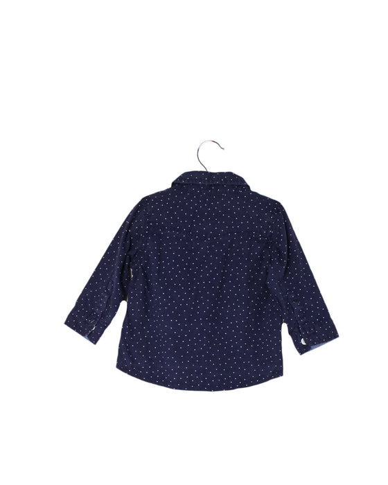 Navy Sprout Shirt 0-3M at Retykle