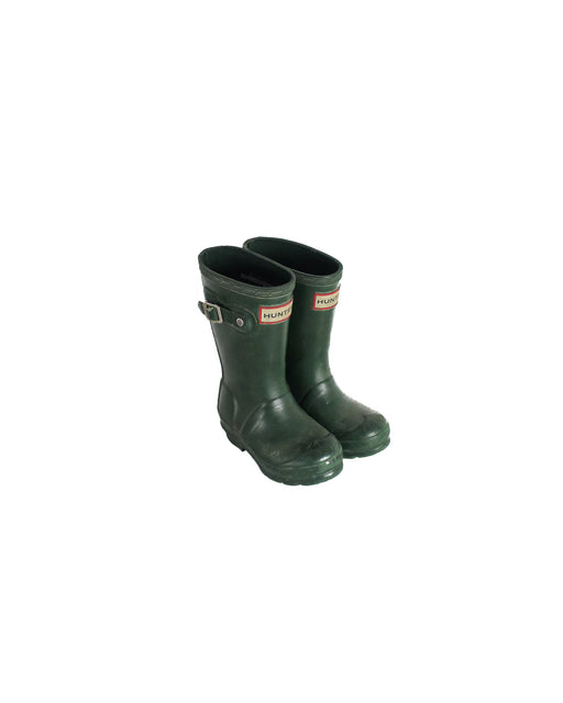 Green Hunter Rain Boots 4T (16cm) at Retykle